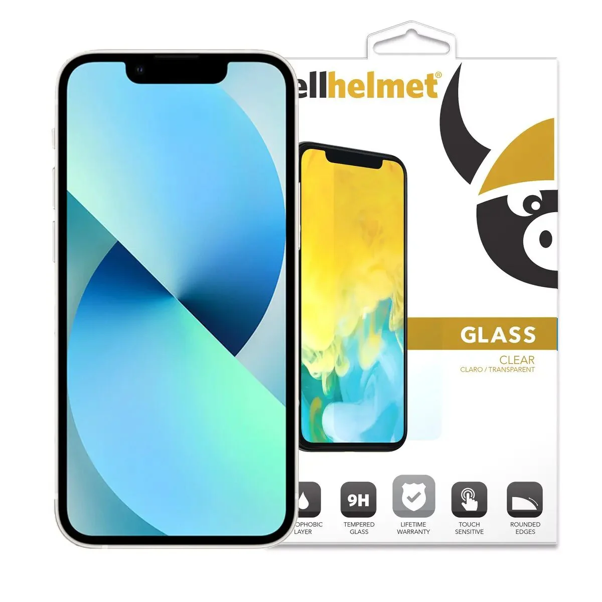 Tempered Glass Screen Protector for iPhone 13 mini - Cellhelmet - Image 2